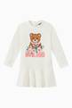 thumbnail of Teddy Bear with Floral Print Dress in Cotton #0