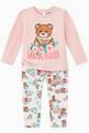 thumbnail of Teddy Bear with Flower Print T-shirt  in Cotton   #1