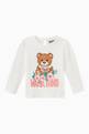 thumbnail of Teddy Bear with Flower Print T-shirt  in Cotton    #0