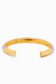 thumbnail of Jelly Roll Cuff Bracelet in 24k Gold Plated Sterling Silver        #2