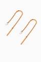 thumbnail of Aria Threader Earrings with Diamond in 18kt Yellow Gold #2