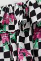 thumbnail of Chessboard Flowers Dress in Cotton      #2