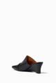 thumbnail of Cross Wedge Mules in Leather     #3