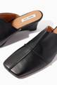 thumbnail of Cross Wedge Mules in Leather     #5