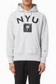 thumbnail of College Print Hoodie in Cotton Blend    #0