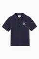 thumbnail of Diagonal Stripe Logo Polo T-shirt in Cotton   #0