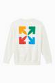 thumbnail of Rounded Logo Sweatshirt in Cotton Jersey    #1