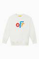 thumbnail of Rounded Logo Sweatshirt in Cotton Jersey    #0