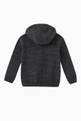 thumbnail of Mesh Front Hooded Sweatshirt in Cotton  #1