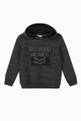 thumbnail of Mesh Front Hooded Sweatshirt in Cotton  #0