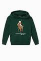 thumbnail of Polo Bear & Big Pony Hoodie in Cotton Blend Fleece         #0