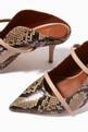 thumbnail of Maureen 70 Mules in Python Print Leather #5