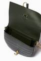 thumbnail of Belay Mini Saddle Crossbody Bag in Croc-embossed Leather       #3