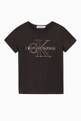 thumbnail of Slim Metallic Logo T-shirt in Organic Cotton Jersey    #0