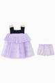 thumbnail of Tiered Pleated Trapeze Dress & Bloomers in Shimmer Lace #1