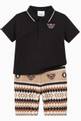thumbnail of Polo with Thomas Bear Patch in Cotton Piqué    #1