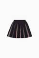 thumbnail of Icon Stripe Detail Pleated Skirt in Wool Blend         #0