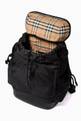 thumbnail of Baby Changing Backpack in Leather Trim ECONYL® #3