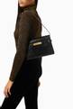thumbnail of Manhattan Small Shoulder Bag in Shiny Crocodile-embossed Leather          #1