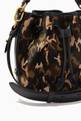 thumbnail of Small Carole Bucket Bag in Camouflage Calf Hair   #5