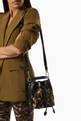 thumbnail of Small Carole Bucket Bag in Camouflage Calf Hair   #1