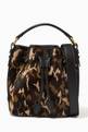 thumbnail of Small Carole Bucket Bag in Camouflage Calf Hair   #0