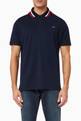 thumbnail of Embroidered Polo T-shirt  in Cotton Piqué   #0