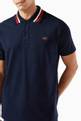 thumbnail of Embroidered Polo T-shirt  in Cotton Piqué   #4