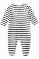 thumbnail of Sleepsuit in Striped Patterned Cotton  #1