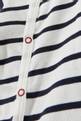thumbnail of Sleepsuit in Striped Patterned Cotton  #2
