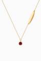 thumbnail of Ara Ruby July Birthstone Necklace in 18kt Yellow Gold  #0