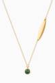 thumbnail of Ara Emerald May Birthstone Necklace in 18kt Yellow Gold  #0