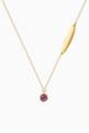 thumbnail of Ara Amethyst February Birthstone Necklace in 18kt Yellow Gold  #0