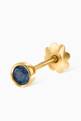 thumbnail of Ara Blue Sapphire September Birthstone Earrings in 18kt Yellow Gold   #2