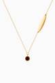 thumbnail of Ara Garnet January Birthstone Necklace in 18kt Yellow Gold    #0