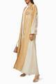 thumbnail of Sahara Embroidered Abaya Set in Linen  #1