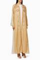 thumbnail of Sahara Embroidered Abaya Set in Linen  #0