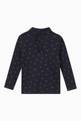 thumbnail of Long Sleeve Polo-neck Shirt in Cotton Rib Knit  #2
