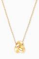 thumbnail of Knot Necklace in Yellow Gold Vermeil  #0