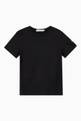 thumbnail of Fitted Rib Knit T-shirt in Cotton Jersey  #0