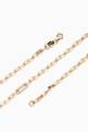thumbnail of Pavé Diamond Paperclip Link Necklace in 10kt Yellow Gold   #2