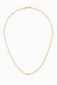 thumbnail of Pavé Diamond Paperclip Link Necklace in 10kt Yellow Gold   #0