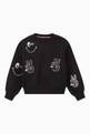 thumbnail of Sparkle Embroidery Sweatshirt in Cotton #0
