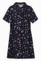 thumbnail of Floral Print Shirt Dress in Viscose    #0