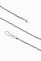 thumbnail of Rope Chain Bracelet in Sterling Silver, 1.8mm     #2