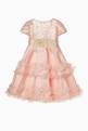 thumbnail of Sequined Dress with Ruffle Tulle Trims   #0