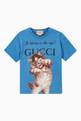 thumbnail of Gucci & Cat Print T-shirt in Cotton Jersey #0
