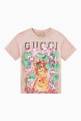 thumbnail of Cat Print T-shirt in Cotton Jersey  #0