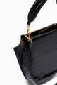 thumbnail of Hortensia Medium Bag in Croc-embossed Leather          #5