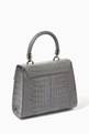 thumbnail of Michelle Small Top Handle Bag in Crocodile Leather        #2